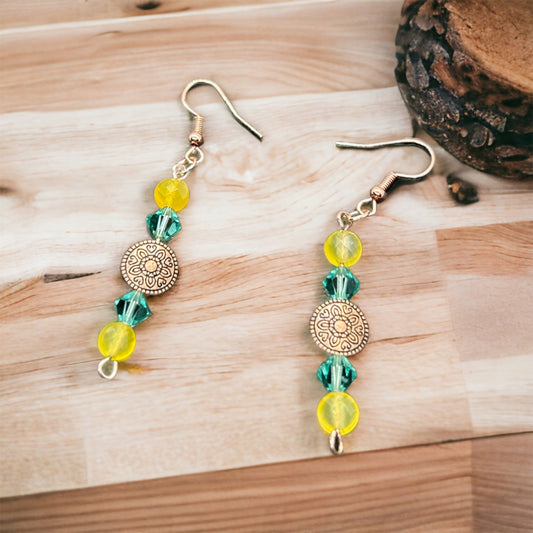 Staring at the Sun Dangle Earrings