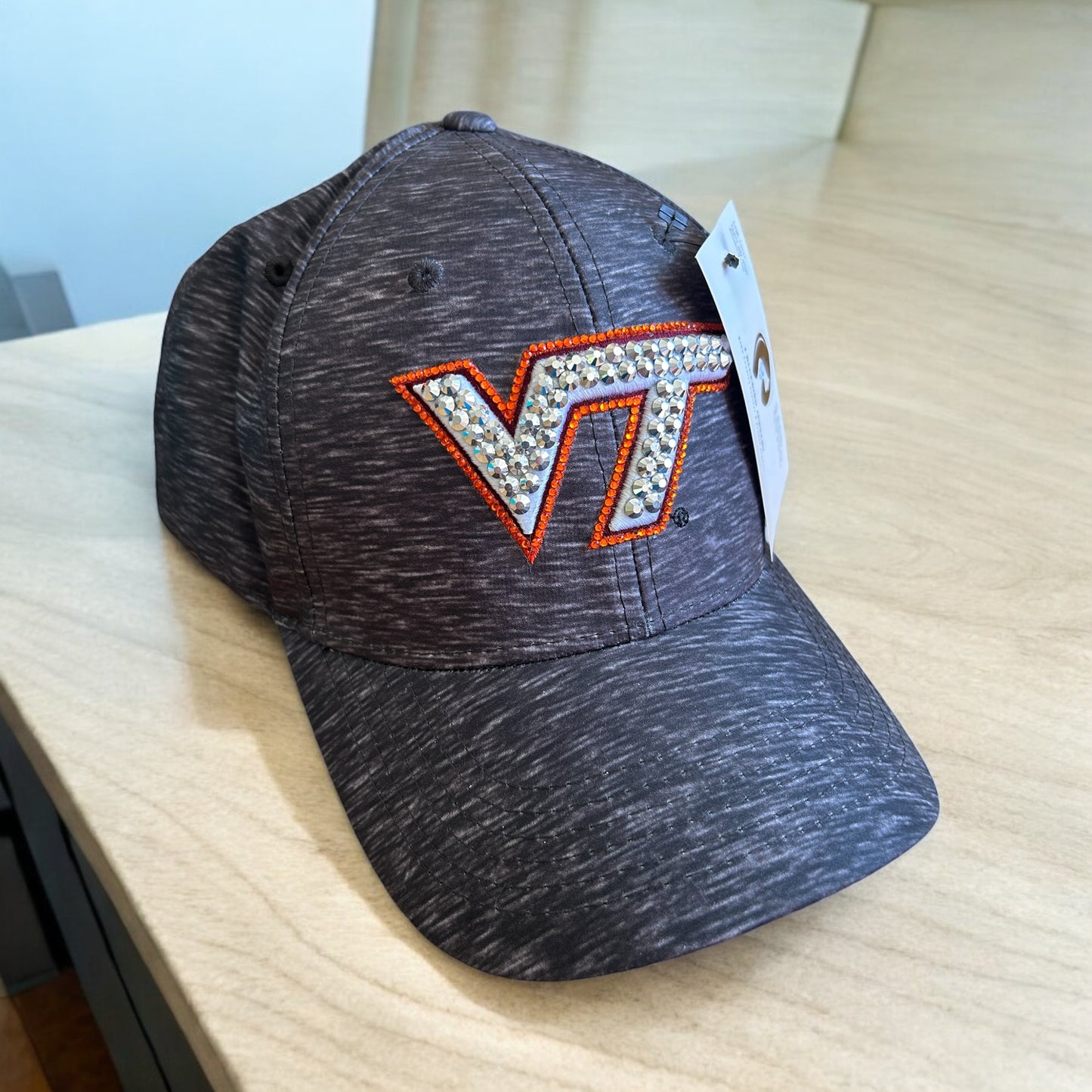 UVA and Va Tech Blinged Hats