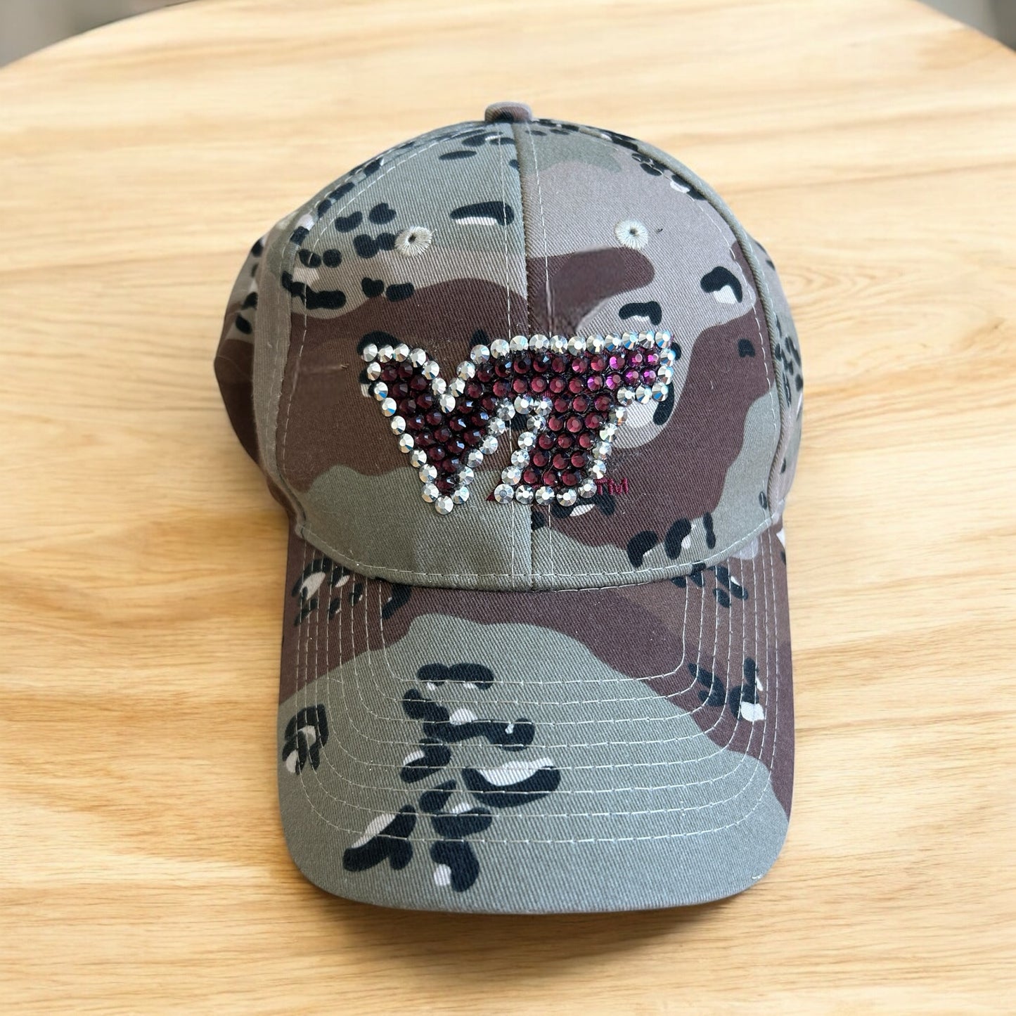 UVA and Va Tech Blinged Hats