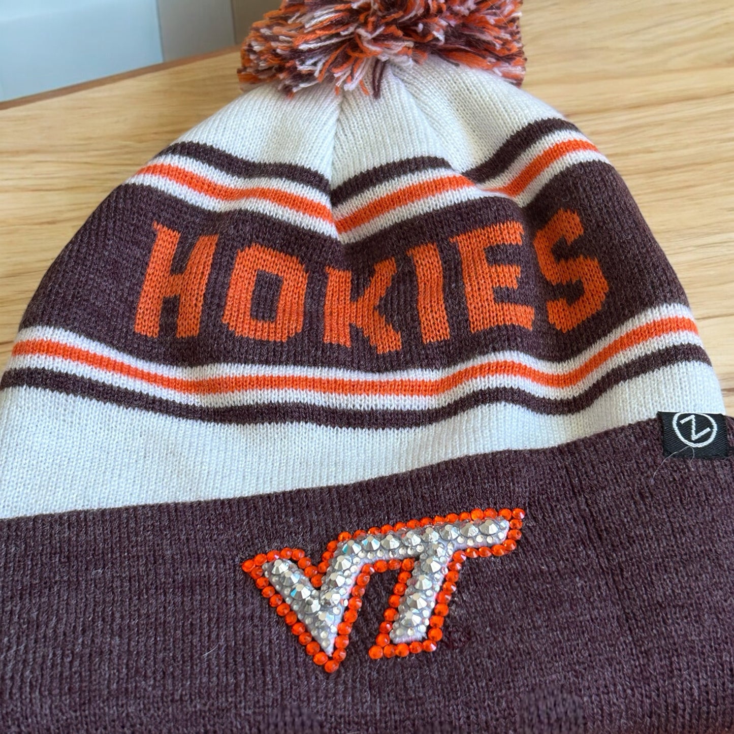 UVA and Va Tech Blinged Hats