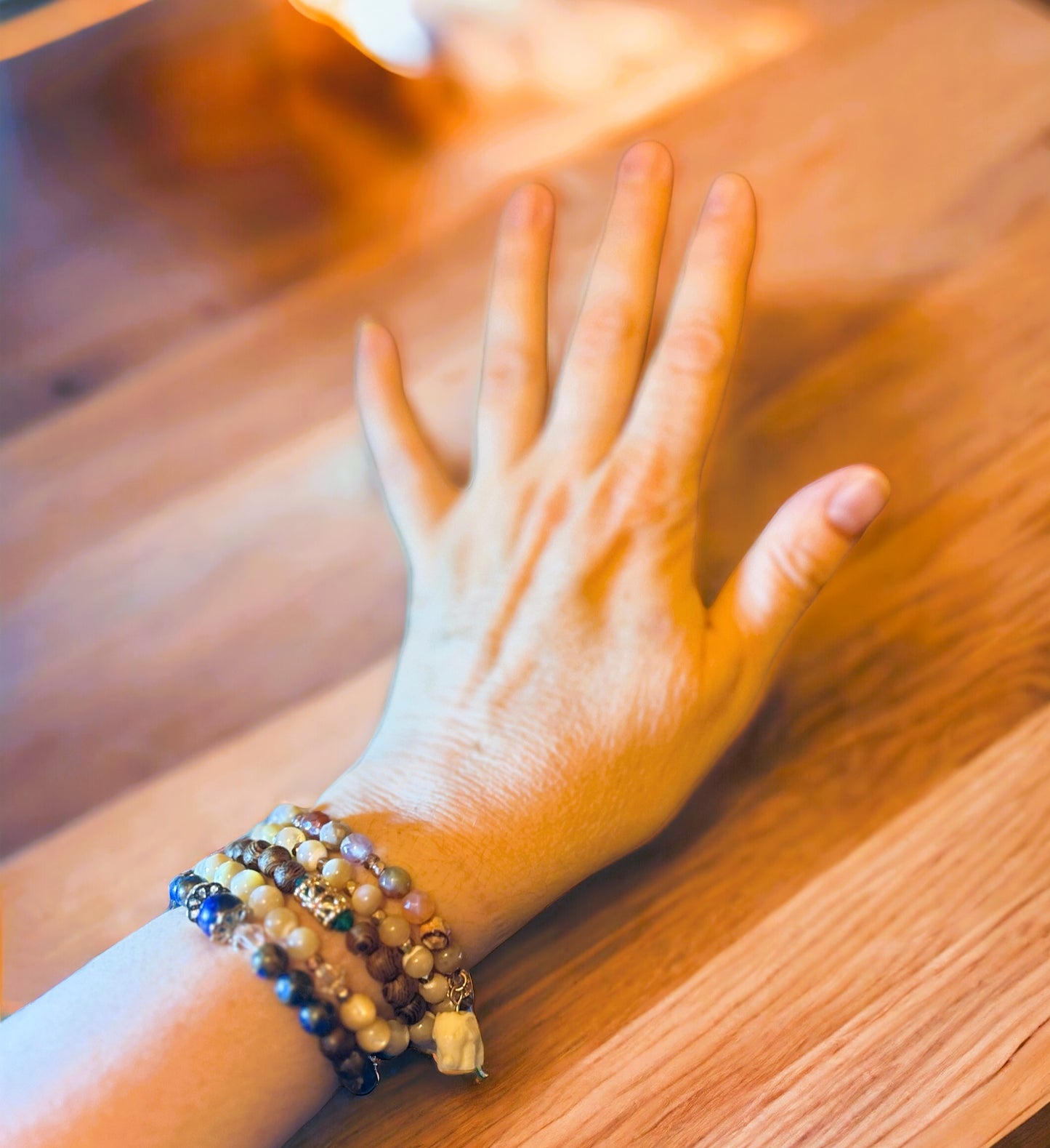 Three Wooden Bracelets