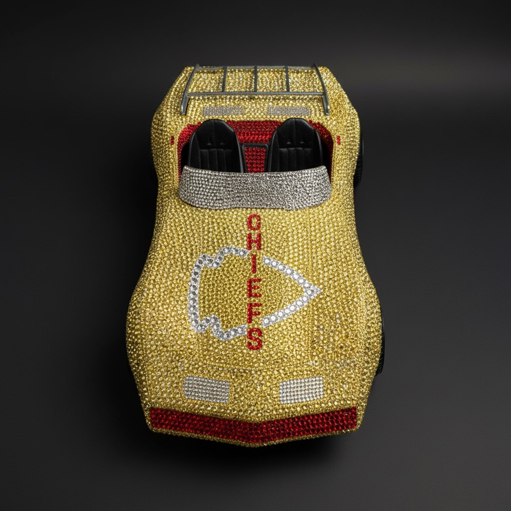 Bedazzled Barbie Corvette