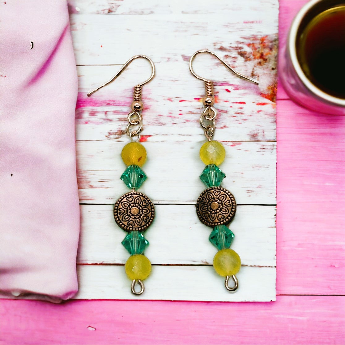 Staring at the Sun Dangle Earrings