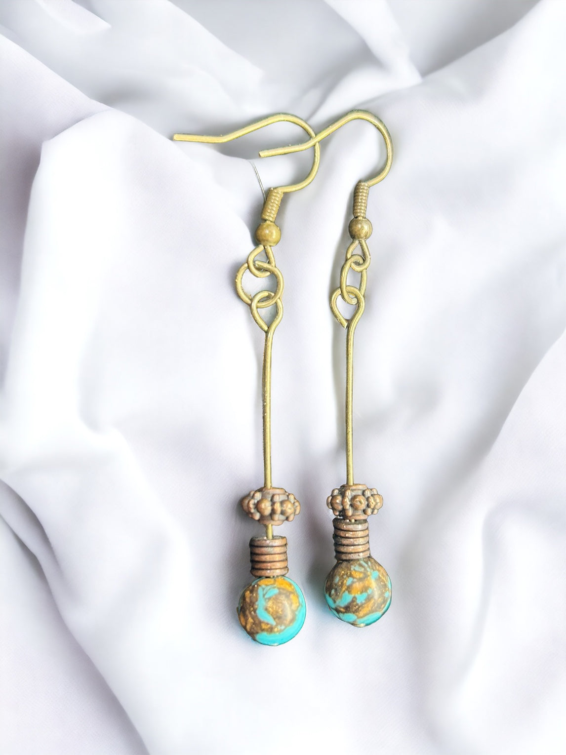 Comfy 'N Cozy Retro Bronze Earrings - TWO PAIR