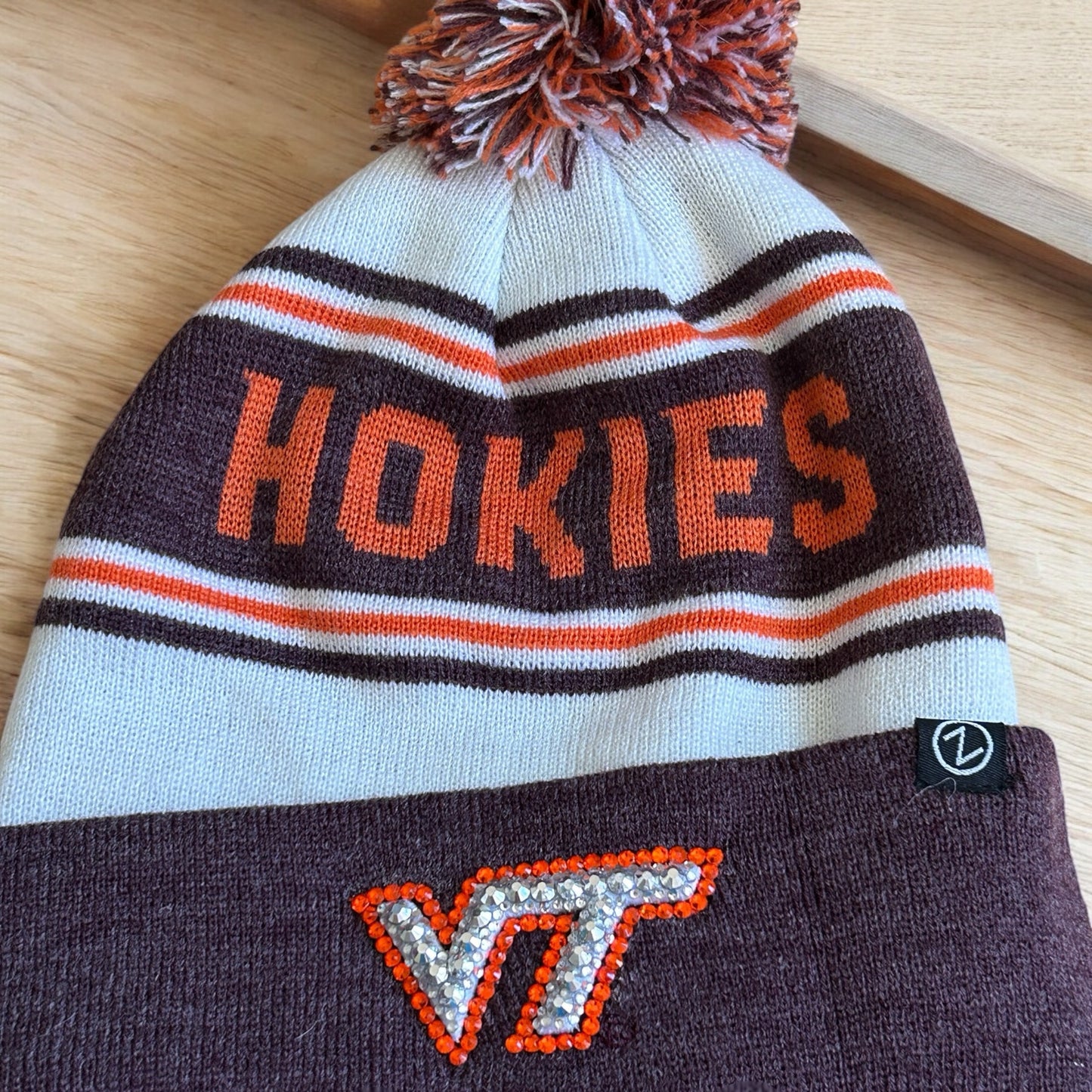 UVA and Va Tech Blinged Hats