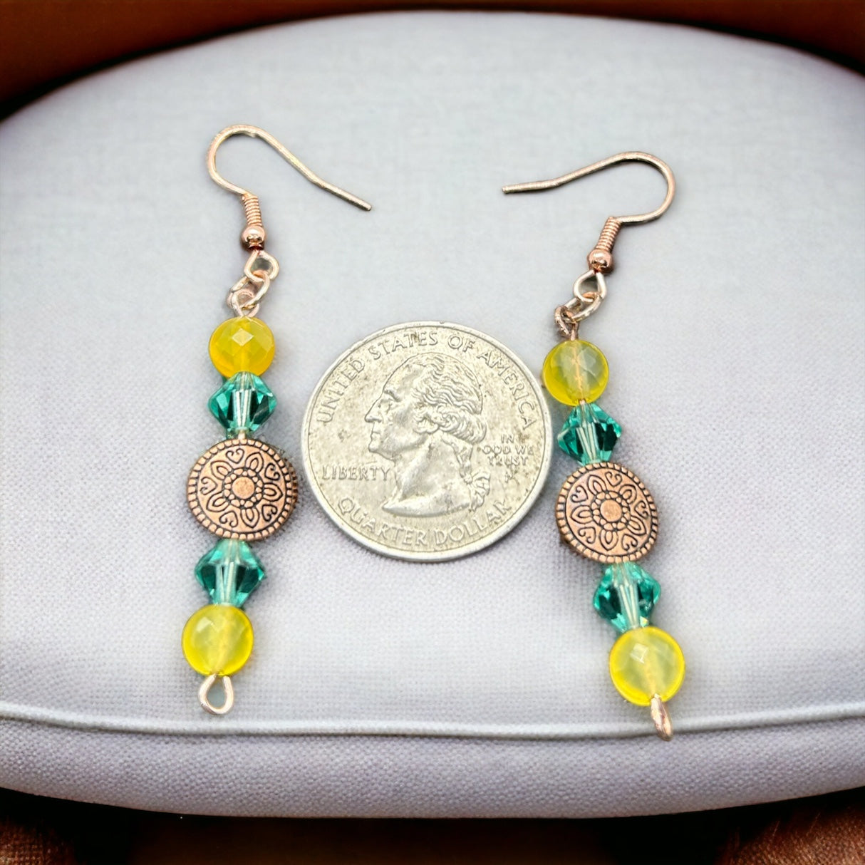 Staring at the Sun Dangle Earrings