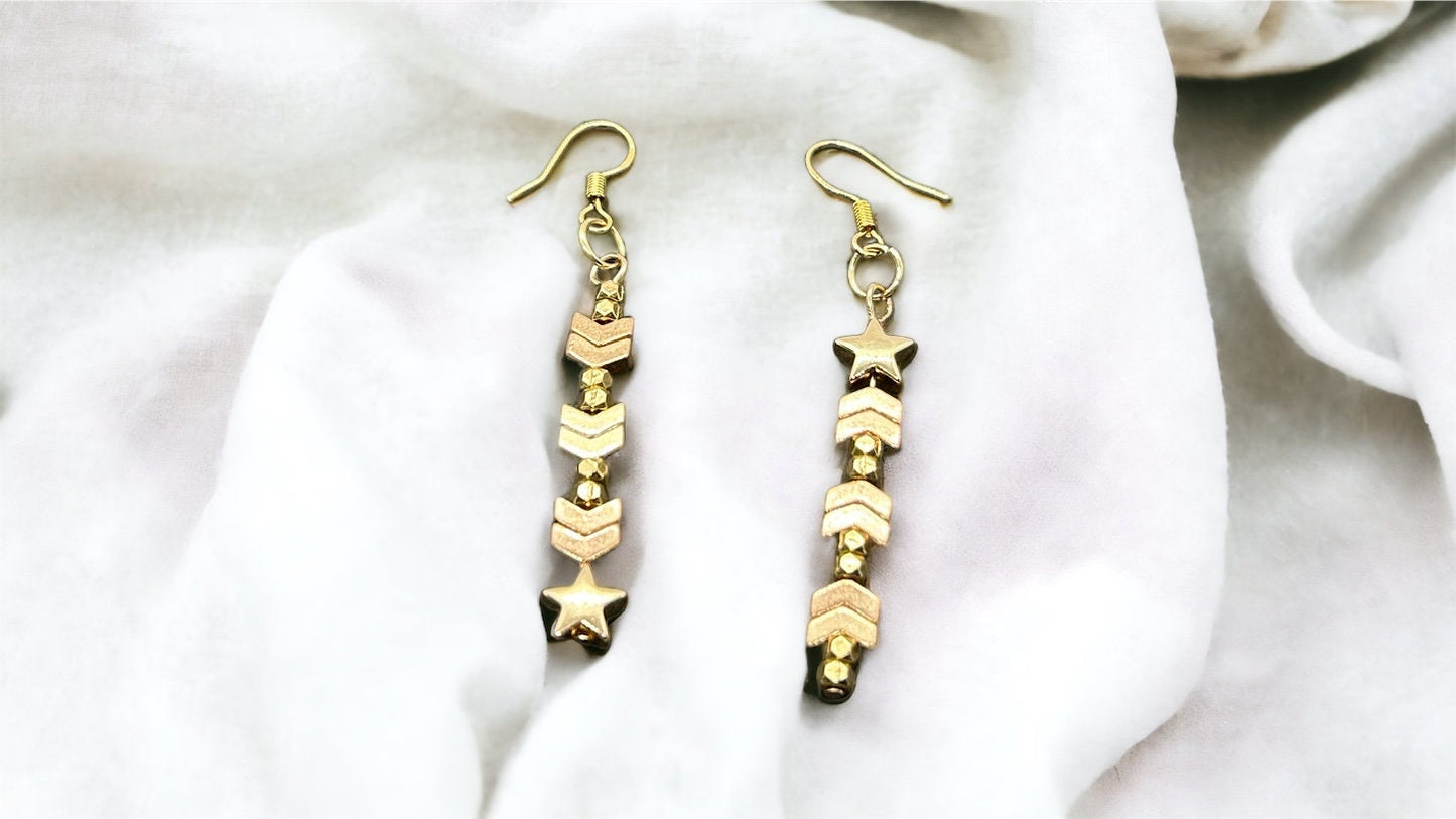 Gold Star Mother Earrings (2 pair)