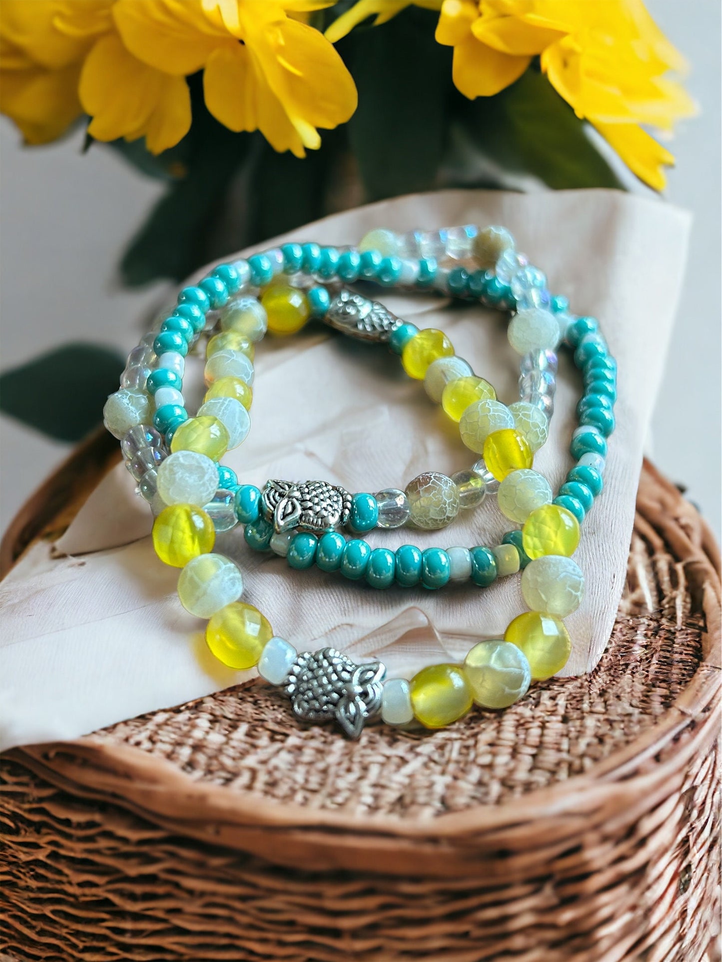 Warrior The Owl Stackable Bracelet Sets